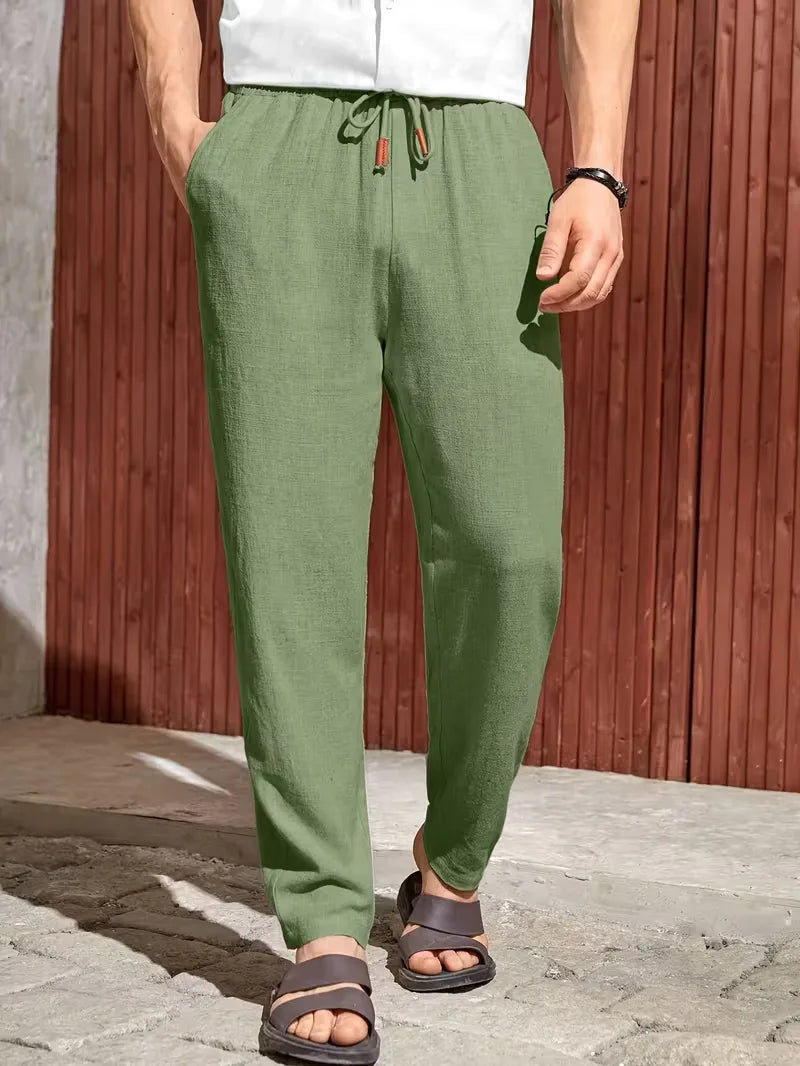 Men's Lightweight Drawstring Trousers