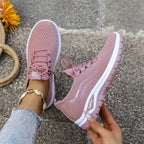 Women's Knitted Trainers with breathable mesh