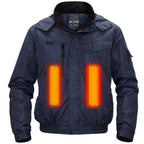 Men's USB Heated Winter Jacket – Waterproof Hooded Thermal Coat