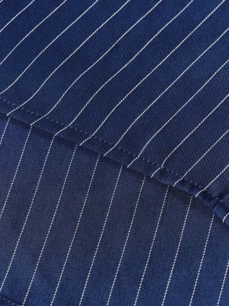 Men's Oversized Striped Resort Shirt