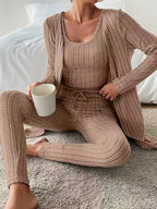 Women's Three-piece Trouser Lounge Set