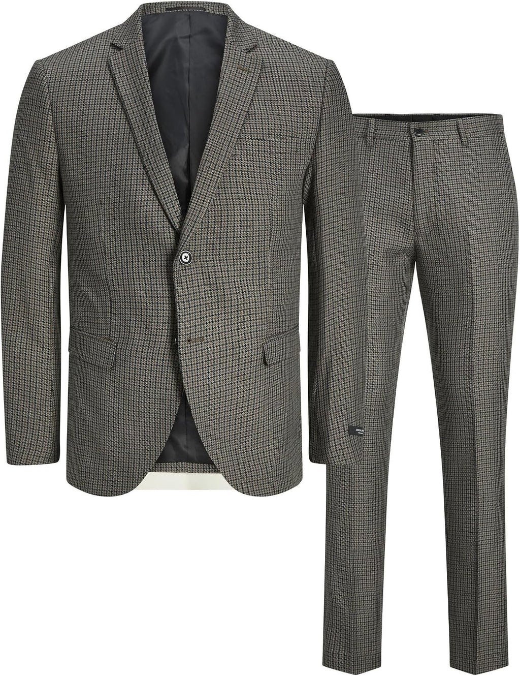 Men's Super-Slim Formal Suit Set – Streamlined Two-Piece Tailoring