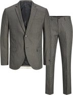 Men's Super-Slim Formal Suit Set – Streamlined Two-Piece Tailoring