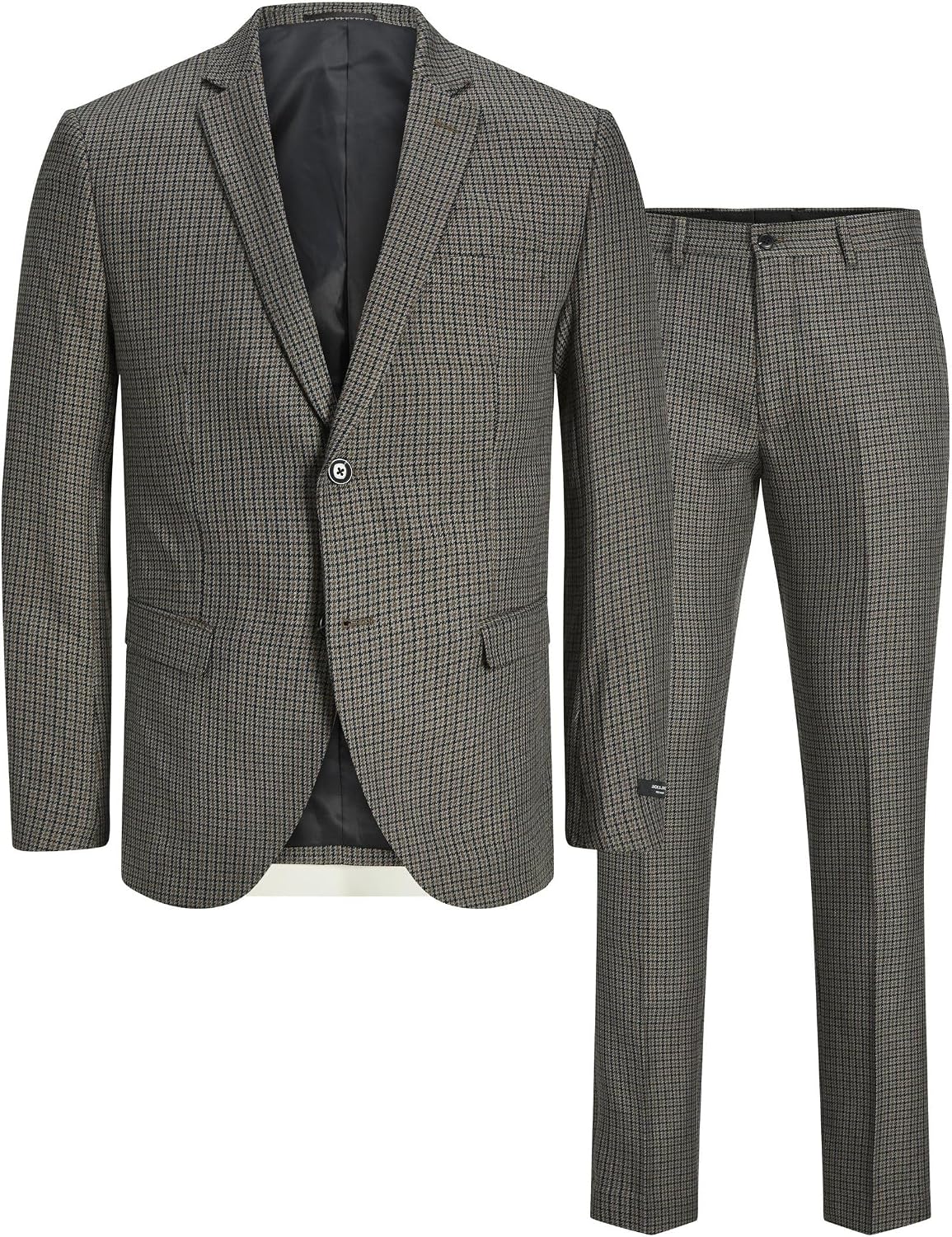 Men's Super-Slim Formal Suit Set – Streamlined Two-Piece Tailoring