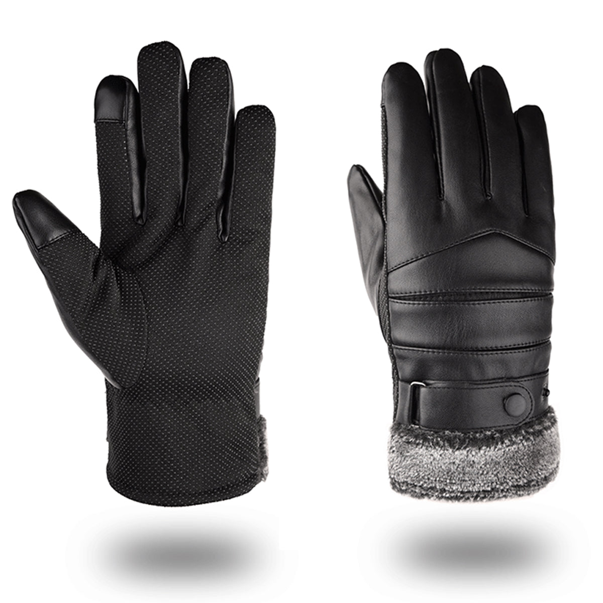 Men's Thermal Ski Gloves – Waterproof Touchscreen Winter Gloves