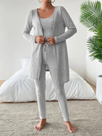 Women's Three-piece Trouser Lounge Set