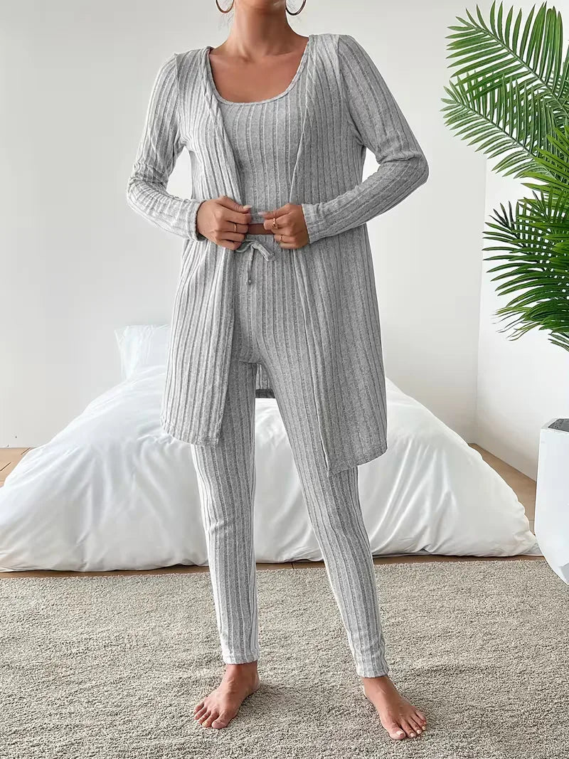 Women's Three-piece Trouser Lounge Set
