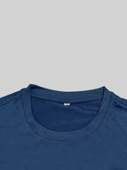 Men's Crew-Neck Longsleeve with Script Sleeve Print