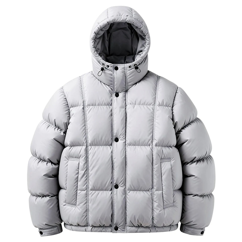 Men's Puffer Jacket with Hood – Style 6