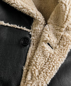 Men's Bomber Jacket with Faux Shearling