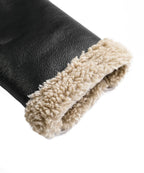 Men's Bomber Jacket with Faux Shearling