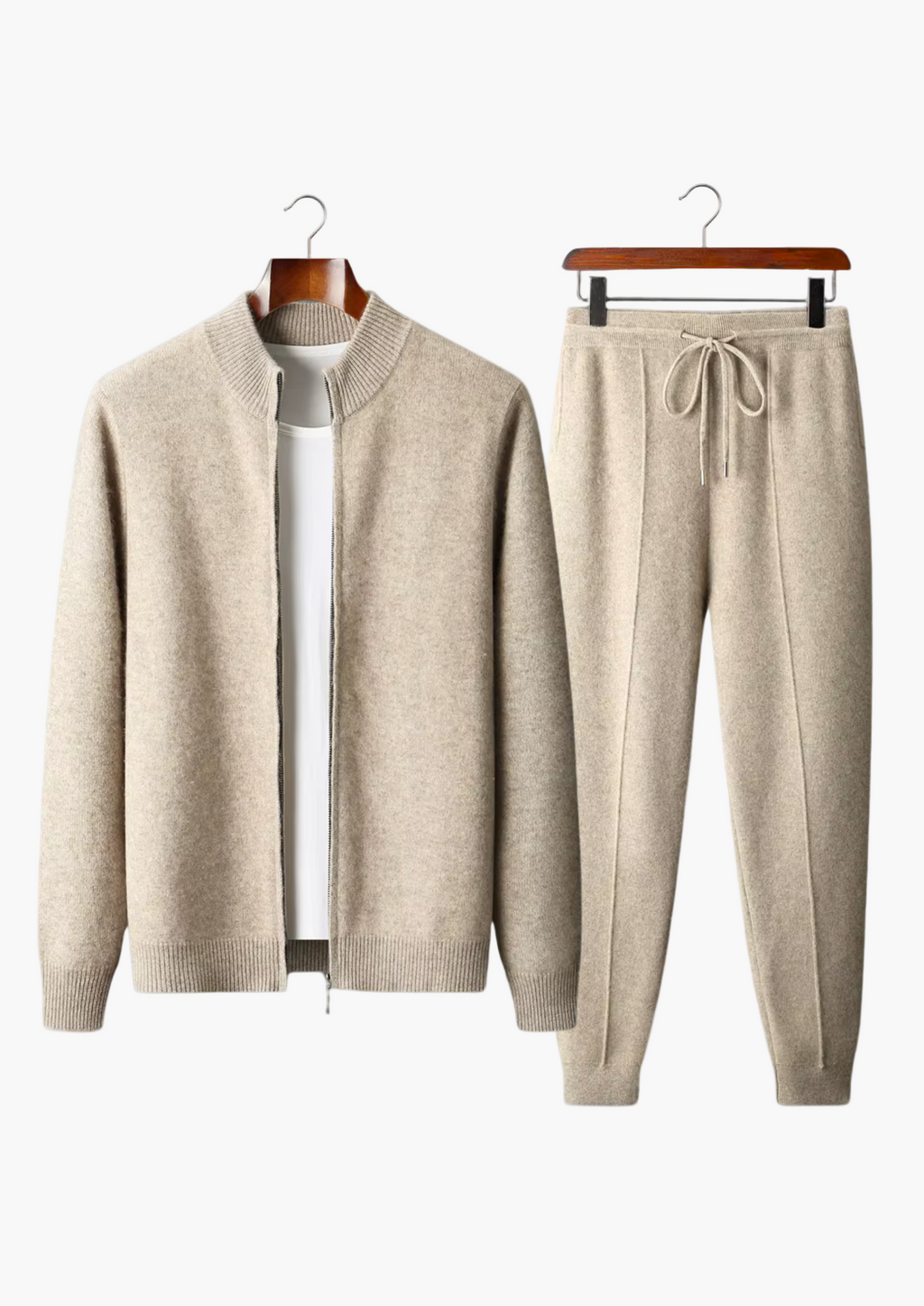 Men's Fine-Knit Lounge Set – Jumper and Trousers