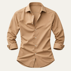 Men's Slim-Fit Stretch Dress Shirt – Wrinkle-Resistant