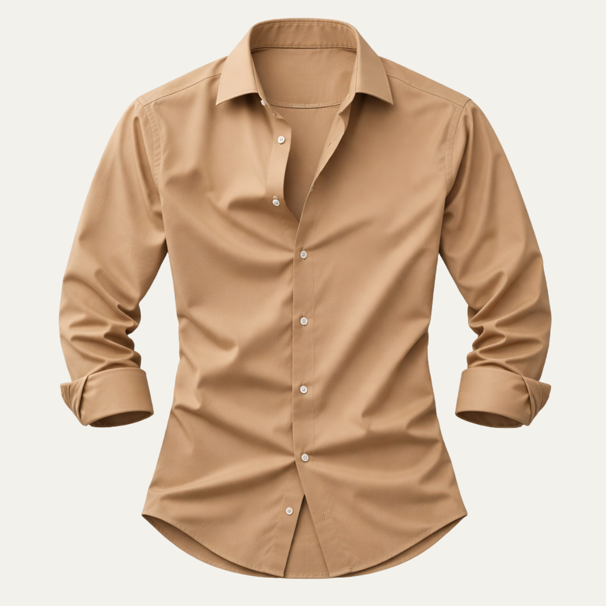 Men's Slim-Fit Stretch Dress Shirt – Wrinkle-Resistant