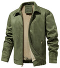 Men's Bomber Jacket with Plush Lining