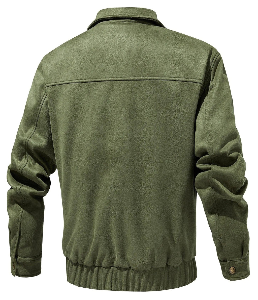 Men's Bomber Jacket with Plush Lining