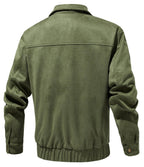 Men's Bomber Jacket with Plush Lining