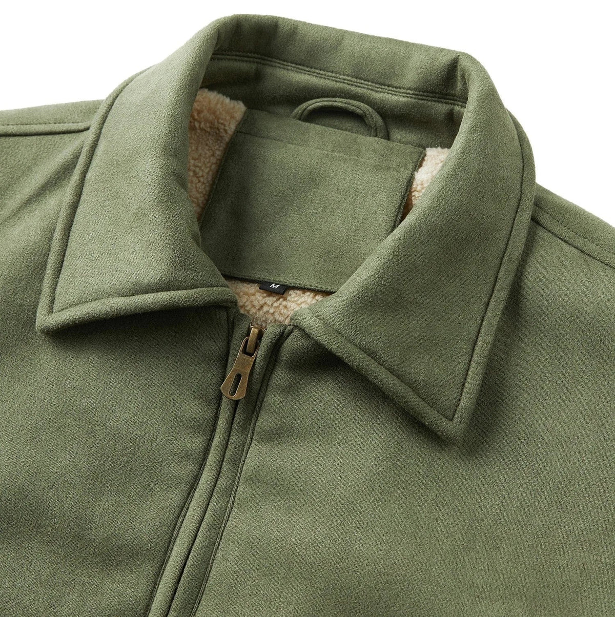 Men's Bomber Jacket with Plush Lining