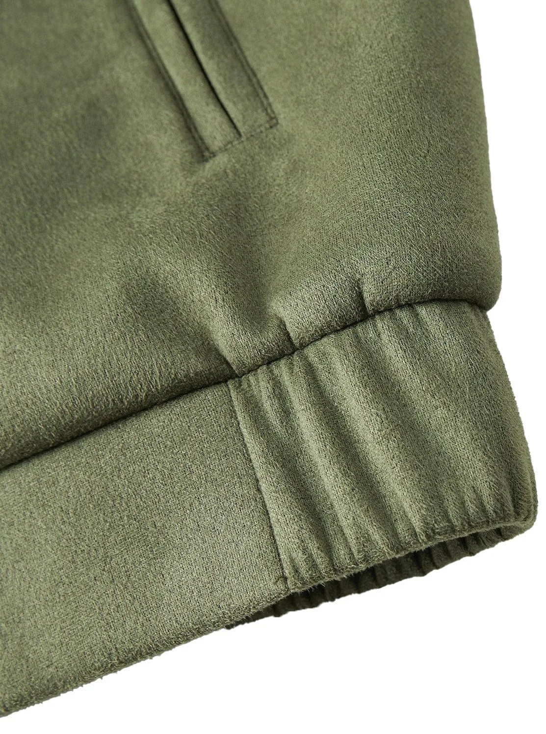 Men's Bomber Jacket with Plush Lining