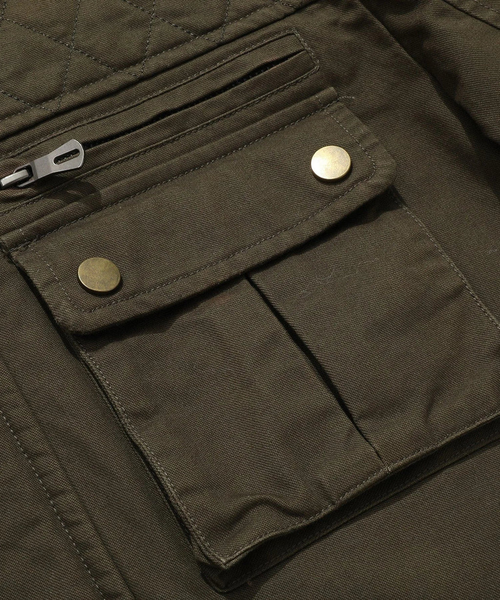 Men's Parka with Utility Pockets