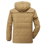 Men's Fleece-Lined Multi-Pocket Winter Parka
