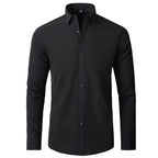 Men's Wrinkle-Resistant Stretch Dress Shirt – Slim Fit
