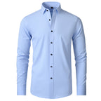Men's Wrinkle-Resistant Stretch Dress Shirt – Slim Fit