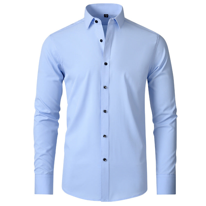 Men's Wrinkle-Resistant Stretch Dress Shirt – Slim Fit