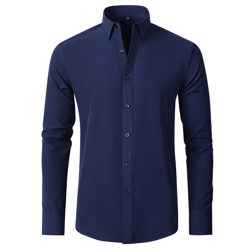 Men's Wrinkle-Resistant Stretch Dress Shirt – Slim Fit