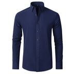 Men's Wrinkle-Resistant Stretch Dress Shirt – Slim Fit