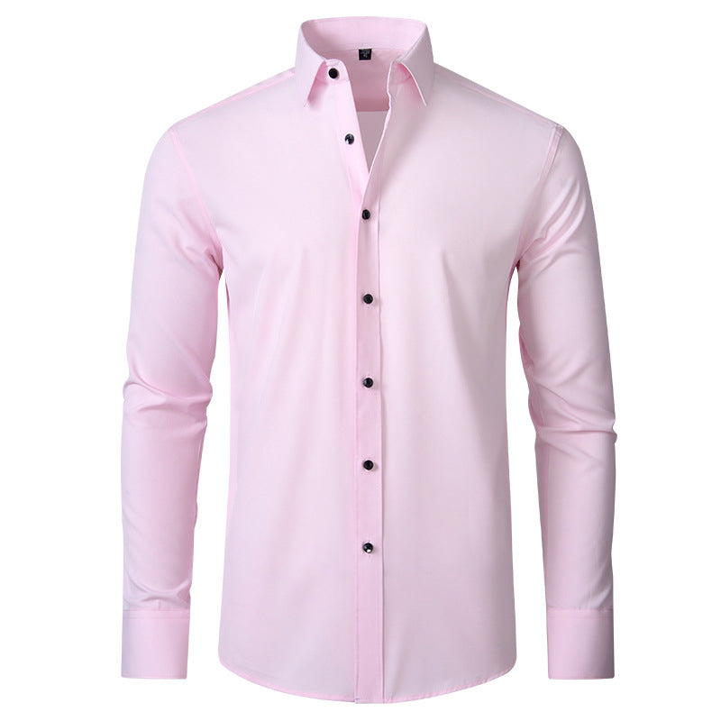 Men's Wrinkle-Resistant Stretch Dress Shirt – Slim Fit