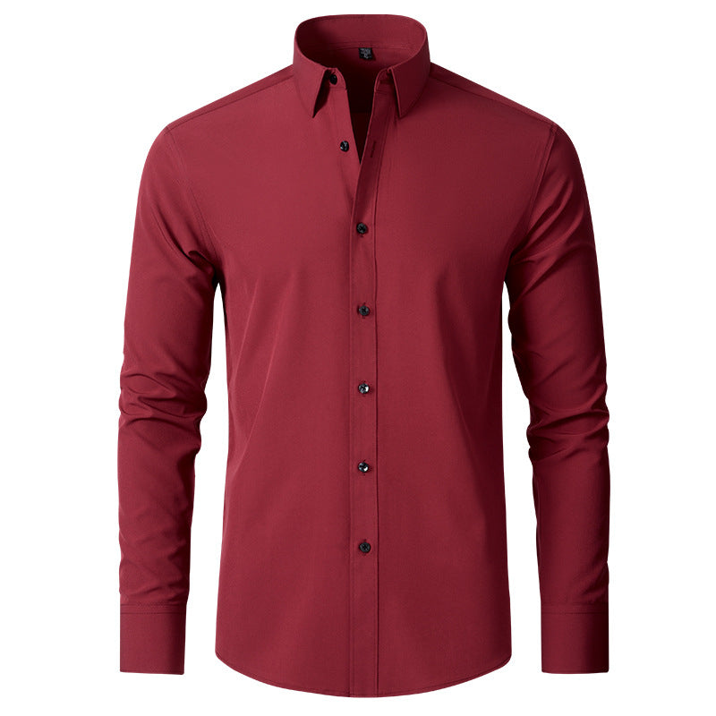 Men's Wrinkle-Resistant Stretch Dress Shirt – Slim Fit