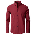 Men's Wrinkle-Resistant Stretch Dress Shirt – Slim Fit