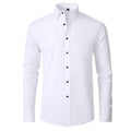 Men's Wrinkle-Resistant Stretch Dress Shirt – Slim Fit