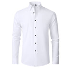 Men's Wrinkle-Resistant Stretch Dress Shirt – Slim Fit