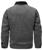 Men's Parka with Corduroy Collar