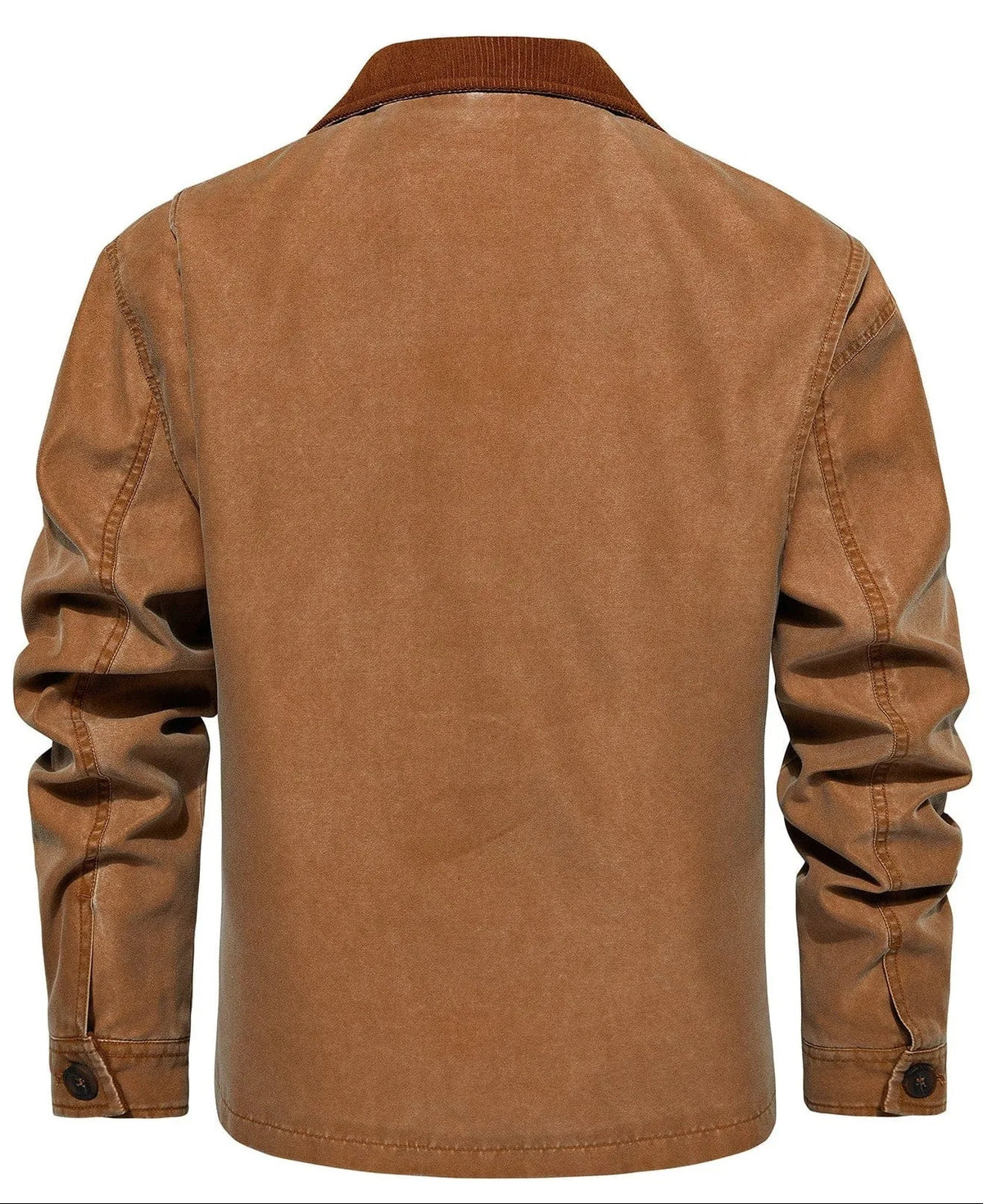 Men's Parka with Corduroy Collar