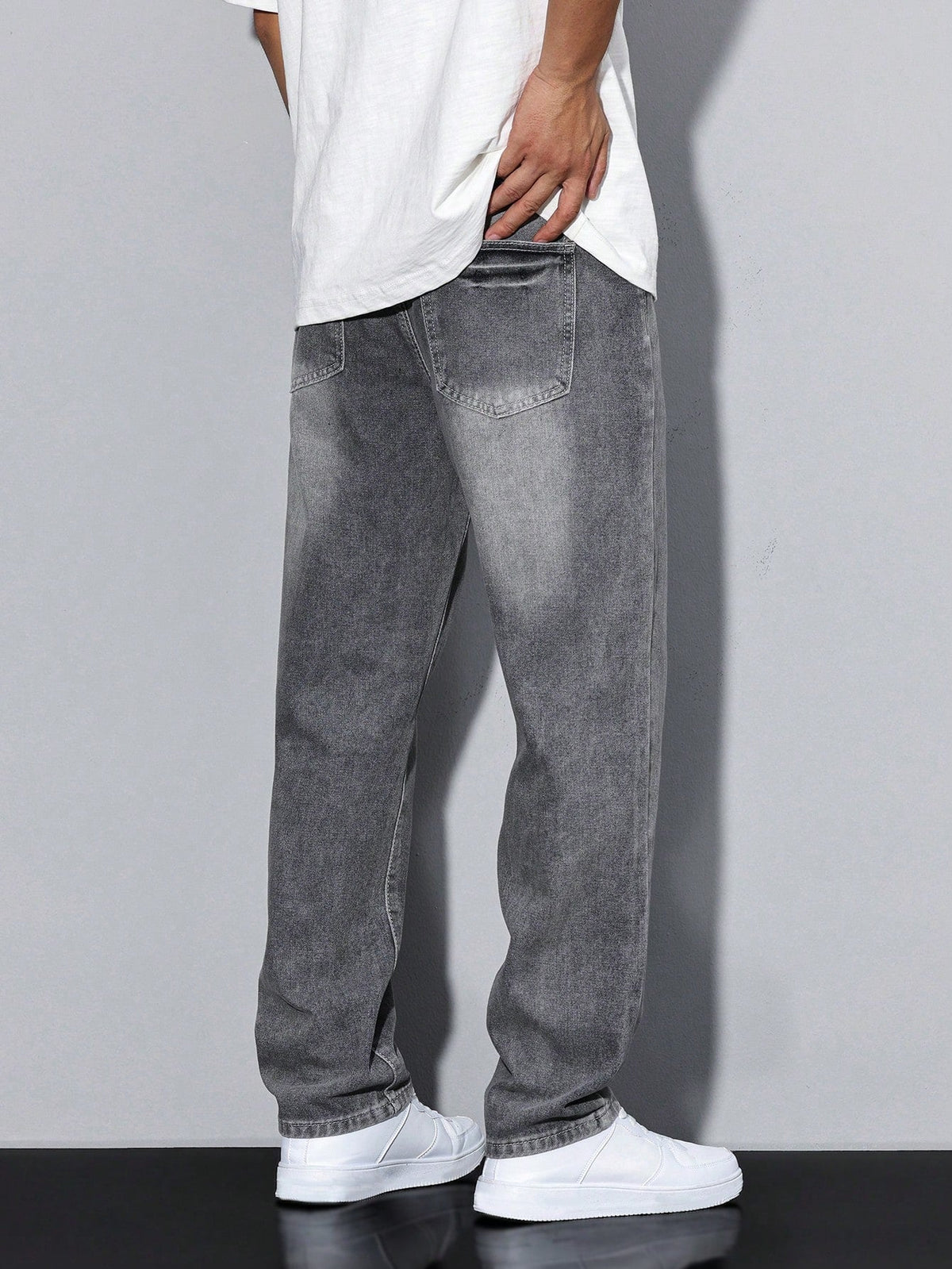 Men's Baggy Jeans – Loose Fit, 8 Washes