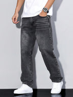 Men's Baggy Jeans – Loose Fit, 8 Washes
