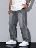 Men's Baggy Jeans – Loose Fit, 8 Washes