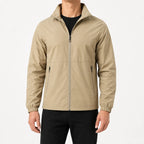 Men's Rain Jacket with Zip Front