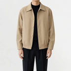 Men's Trench Coat with Classic Collar