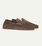 Men's Suede-Look Slip-On Loafers with Cushioned Sole