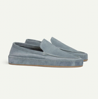 Men's Suede-Look Slip-On Loafers with Cushioned Sole
