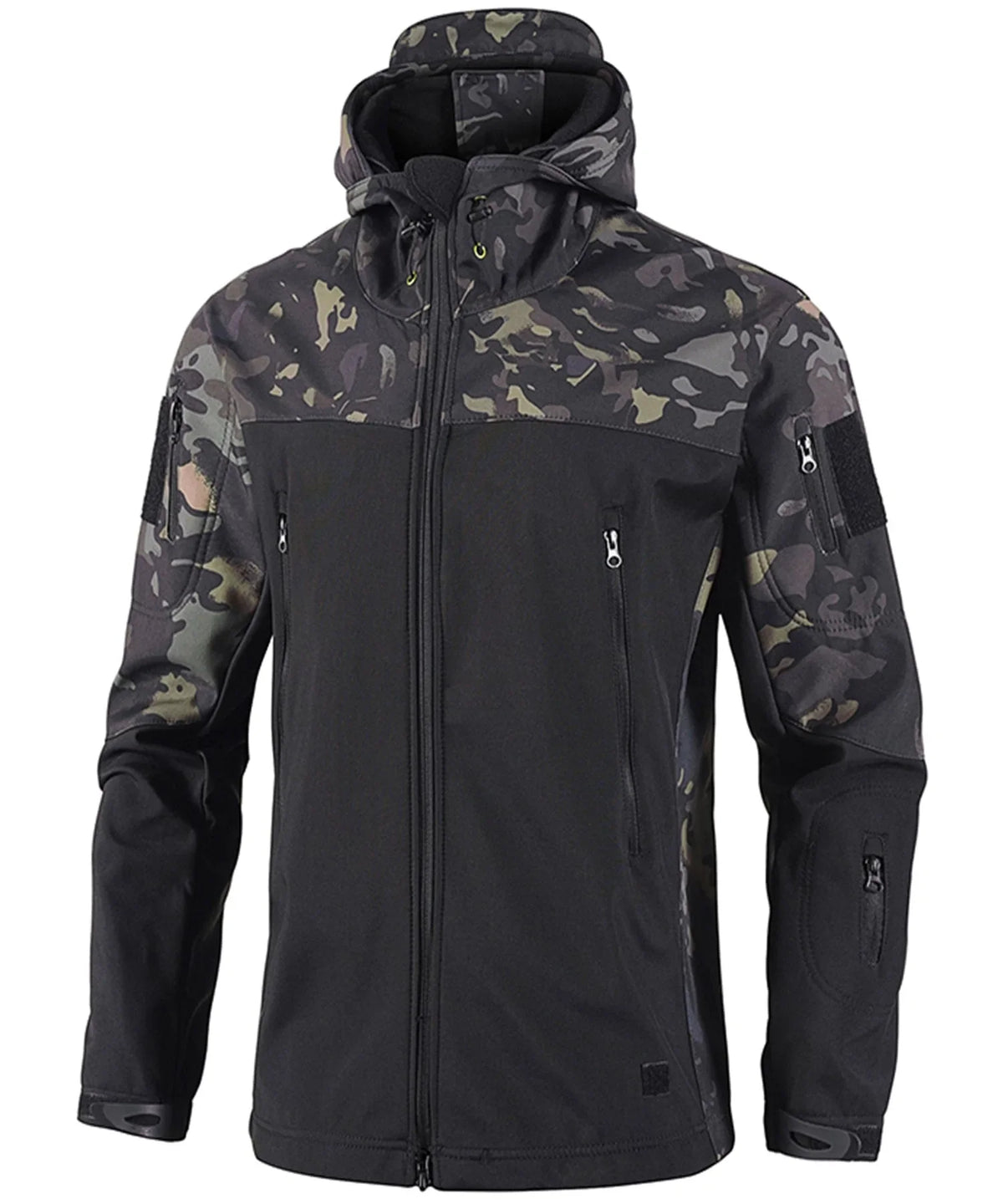 Men's Parka in Camouflage with Adjustable Hood