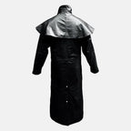 Men's leather-look Duster Coat with Shoulder Cape