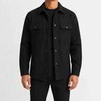 Men's Overshirt with Mandarin Collar – Style 2