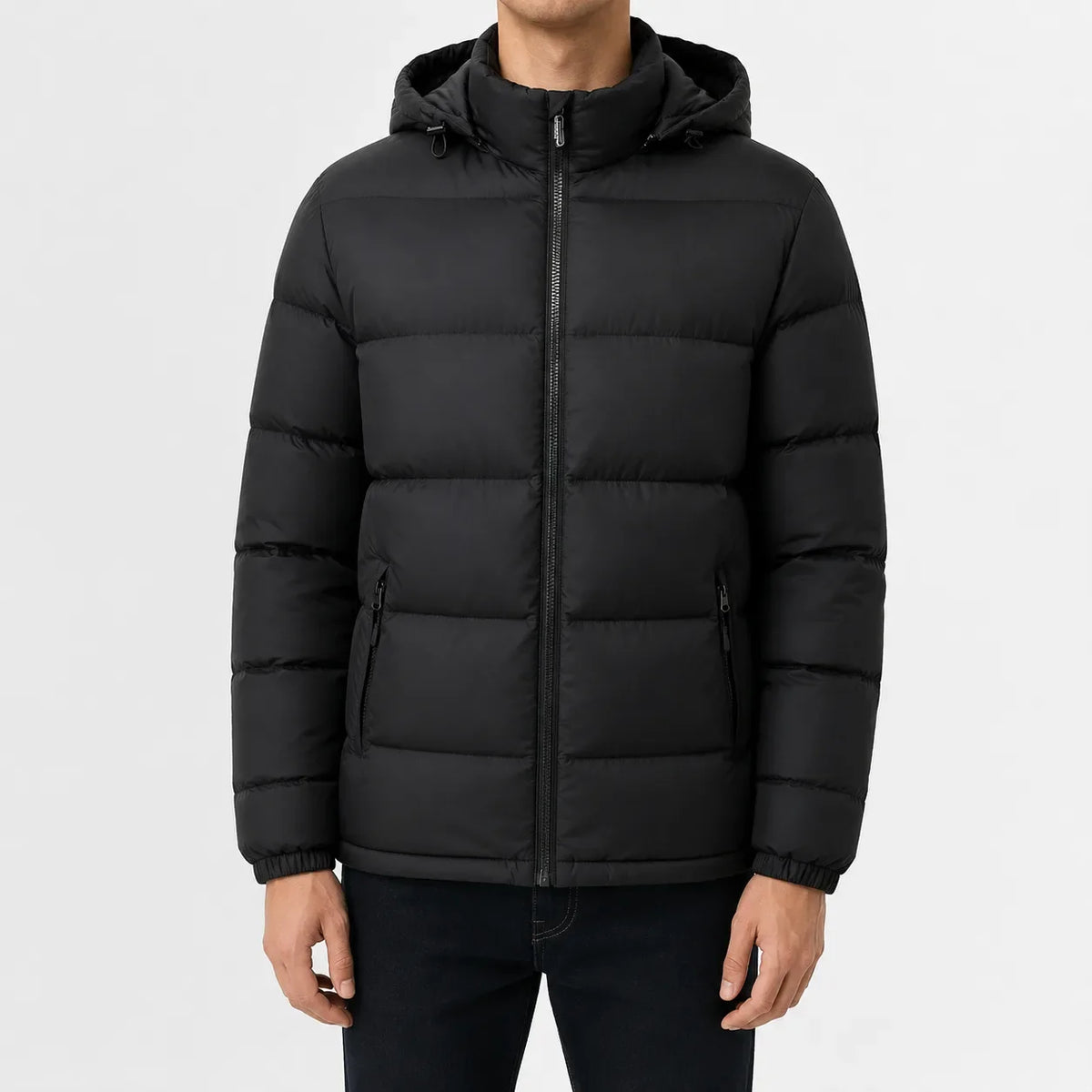 Men's Puffer Jacket with Hood – Style 7