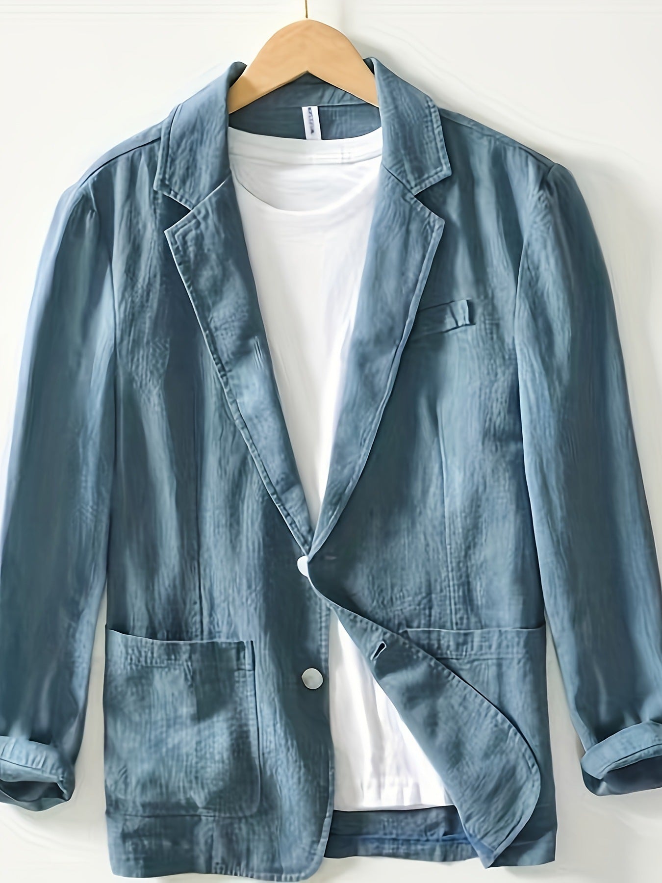 Men's Regular Fit Linen Blazer