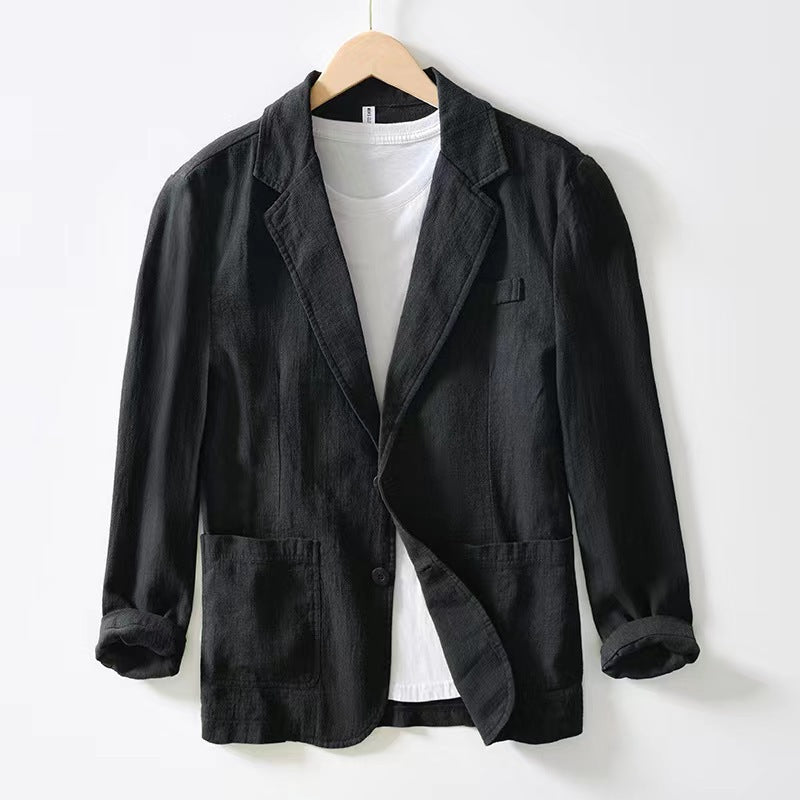 Men's Regular Fit Linen Blazer